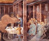 Wall Canvas Paintings - Scenes from the Life of St Francis (Scene 8, south wall)